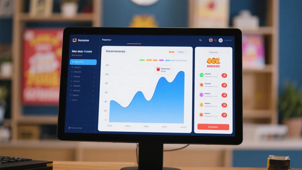 数据面板与走势图示意